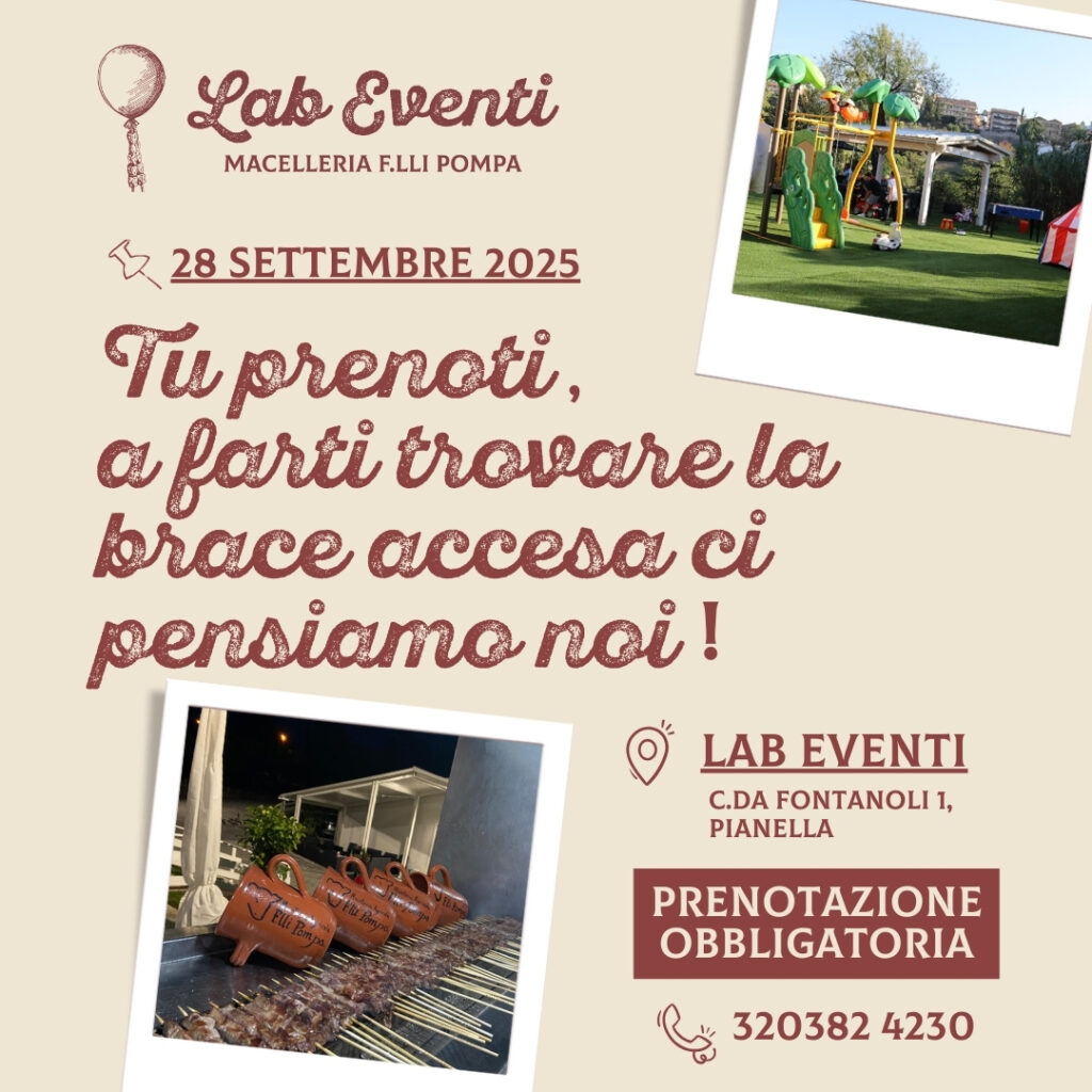 Lab Eventi Macelleria Pompa a Pianella: esperienze di gusto in Abruzzo